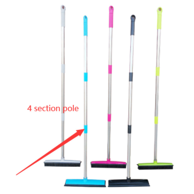 Three Section Pole Carpet Removal Broom To Scrape Dust