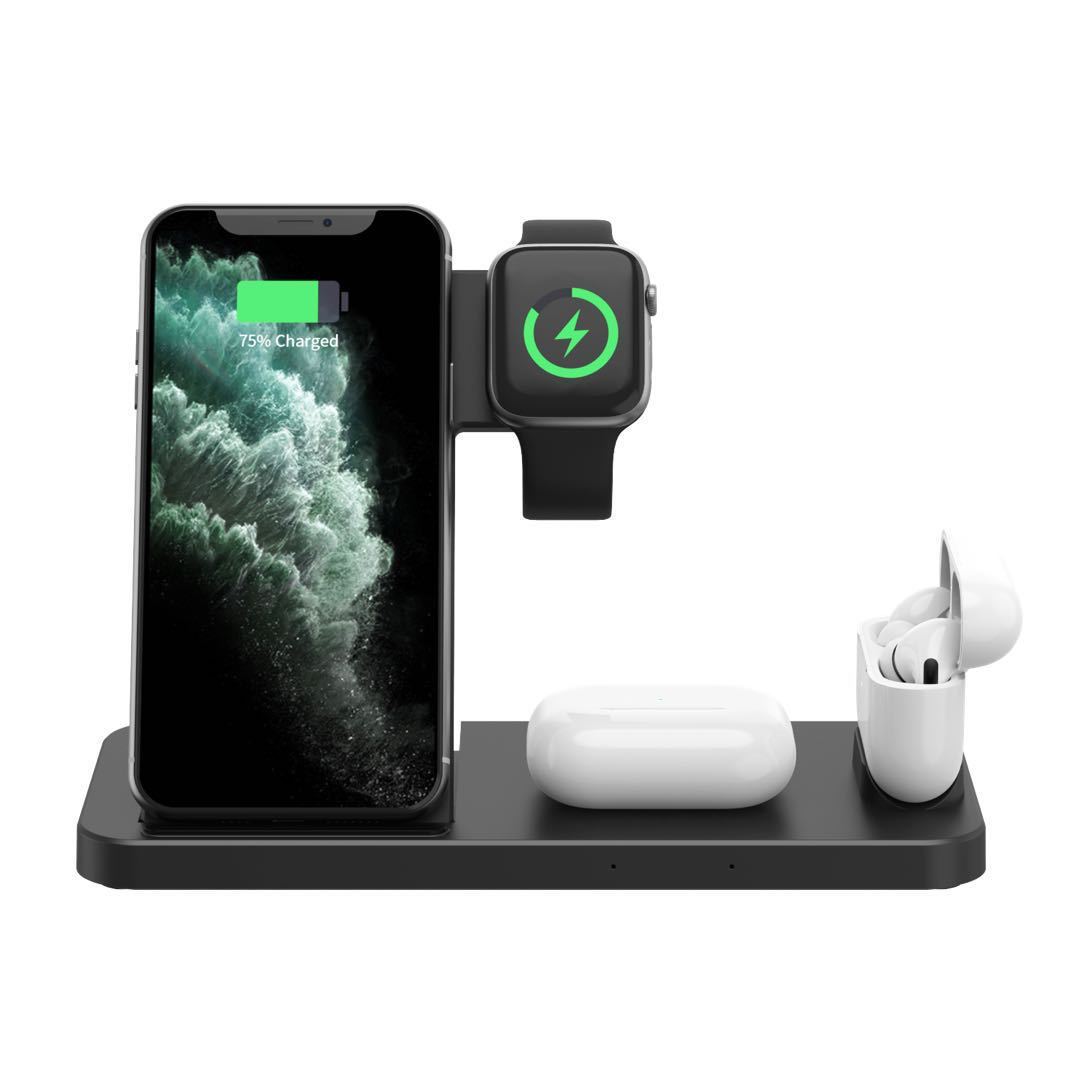 Fdgao 15W 4 In 1 Desktop Wireless Charger