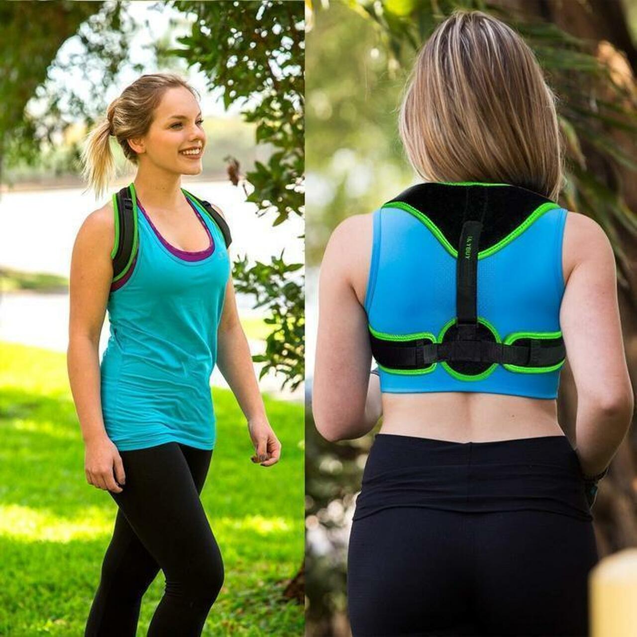 2 in 1 Posture Corrector and Back Brace Support Device